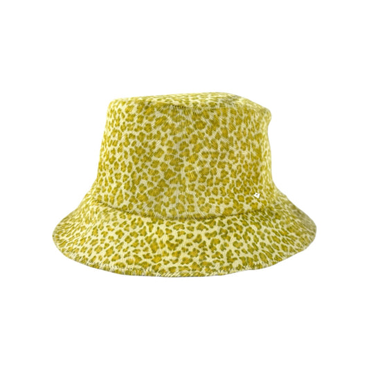 Bottega Veneta Leopard Print Calf Hair Bucket Hat