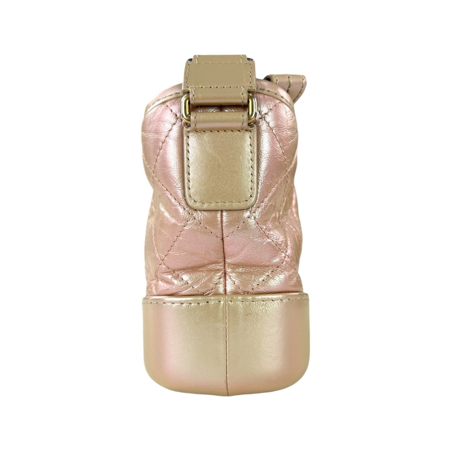 Chanel Gabrielle Metallic Matelassse Leather Shoulder Bag