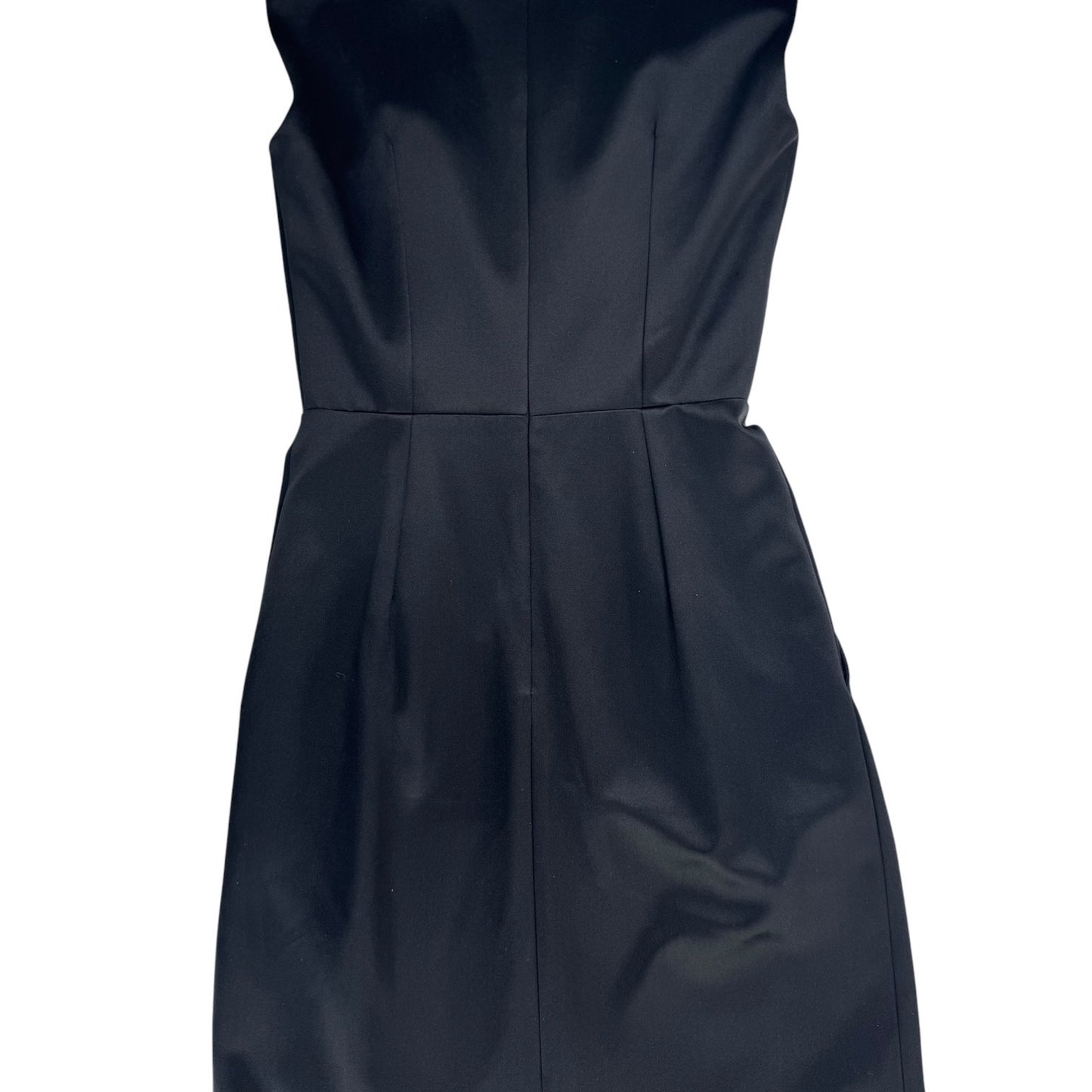 Gucci Silk Duchesse Faux Fur Trim Dress