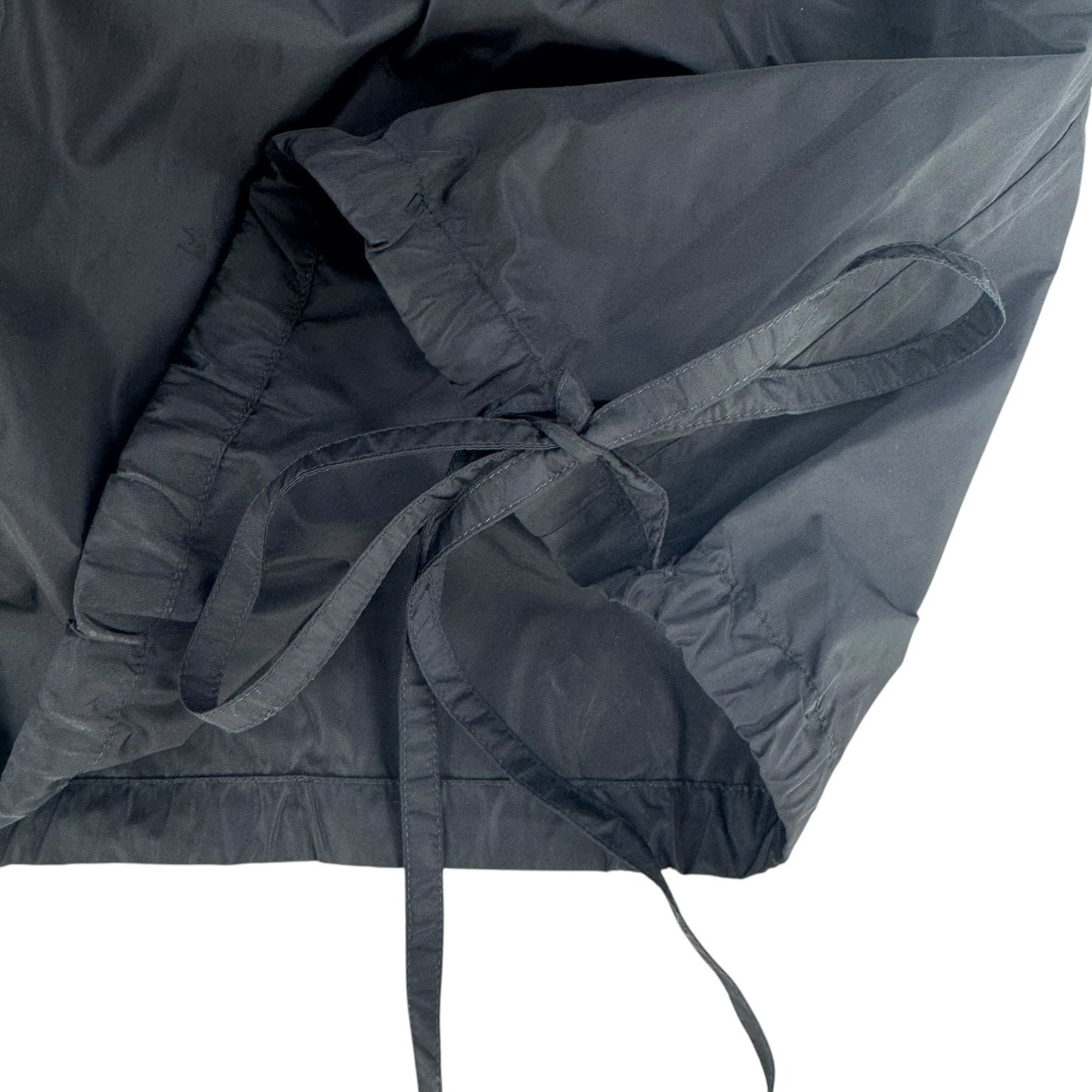 Prada Re-Nylon Bubble Drawstring Hem Skirt