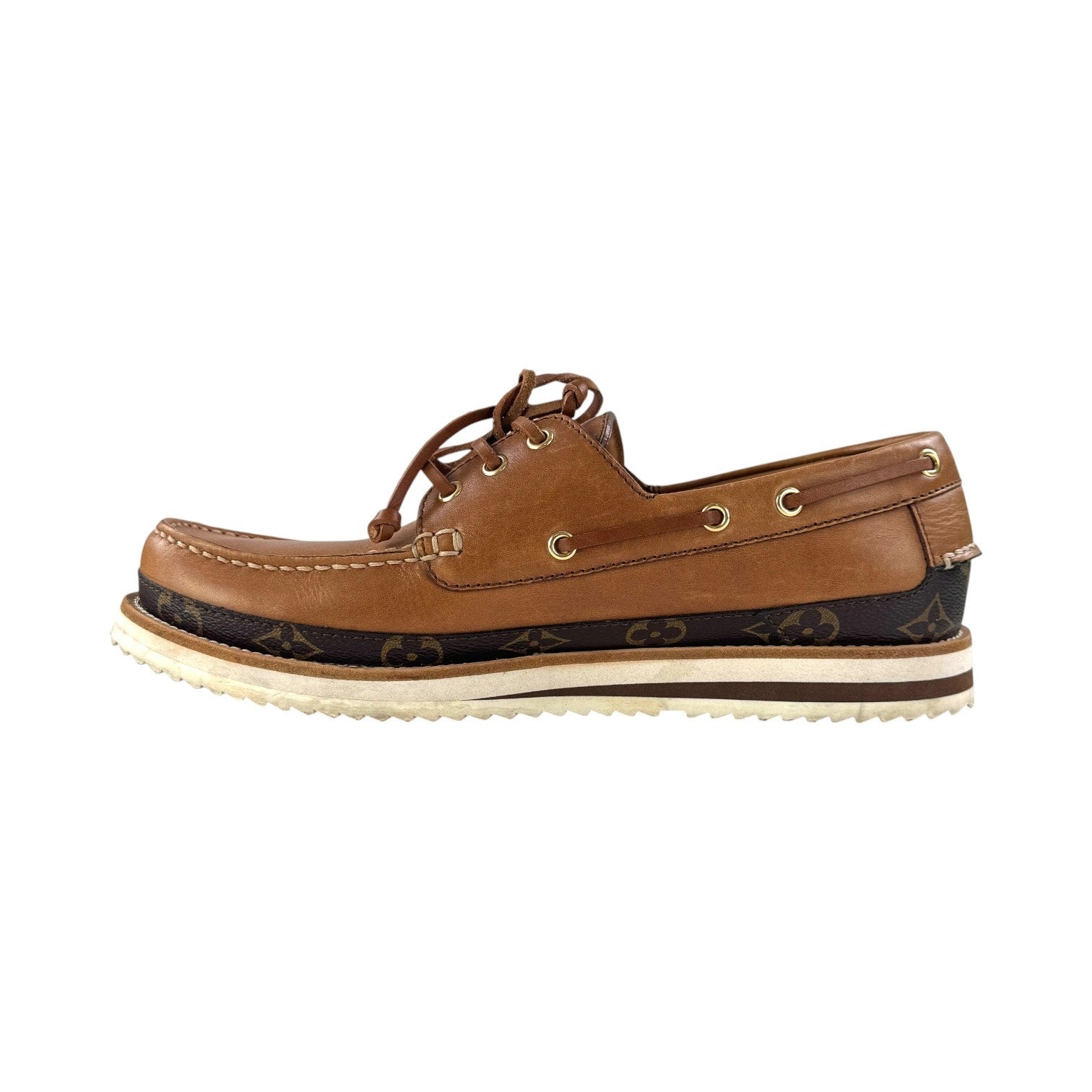 Louis Vuitton Leather Summerland Boat Shoes