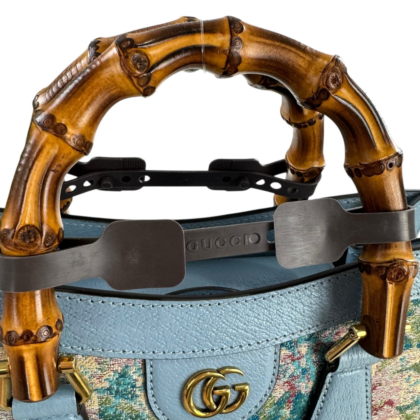 Gucci Bamboo Diana Jacquard Floral Handbag