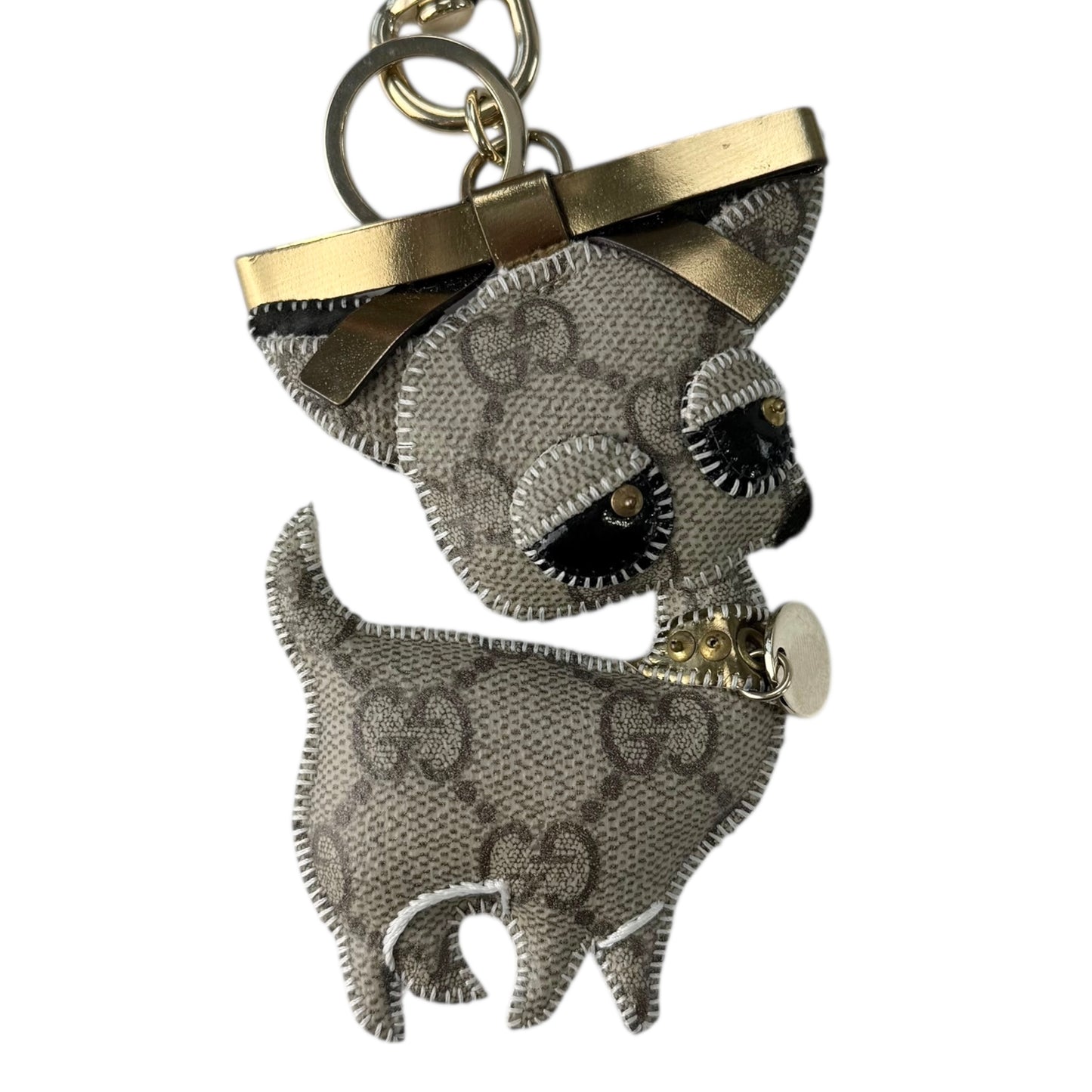Gucci Monogram Chihuahua Bag/Key Charm