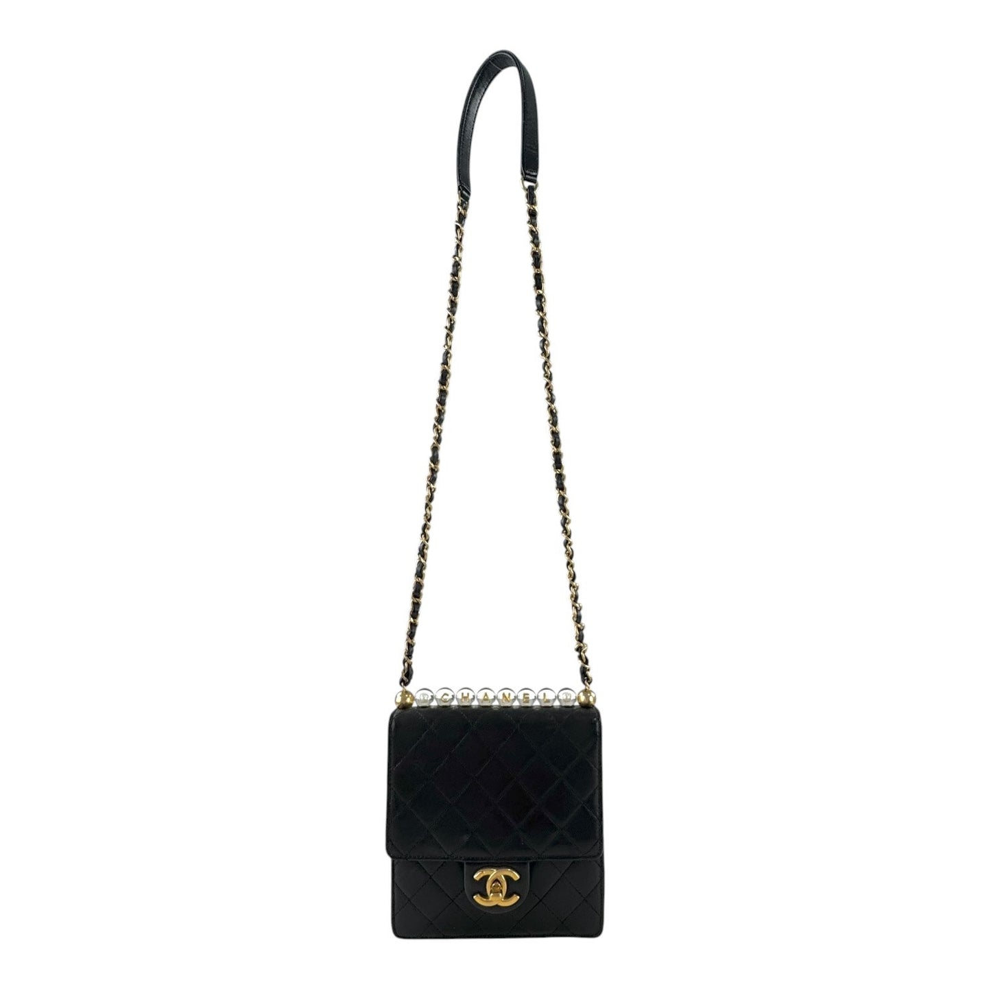 Chanel Chic Faux Pearl Mattelasse Flap Bag