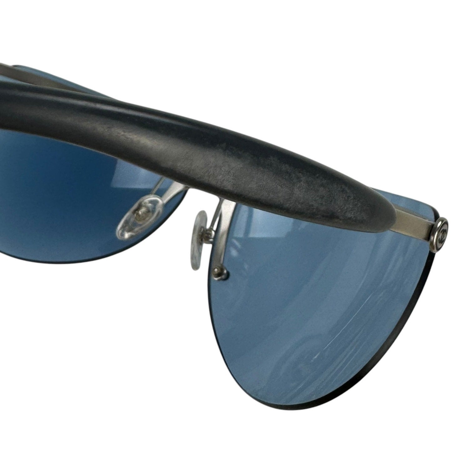 Chanel Vintage Blue Sport Sunglasses