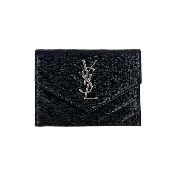 Saint Laurent Cassandre Matelassé Trifold Wallet
