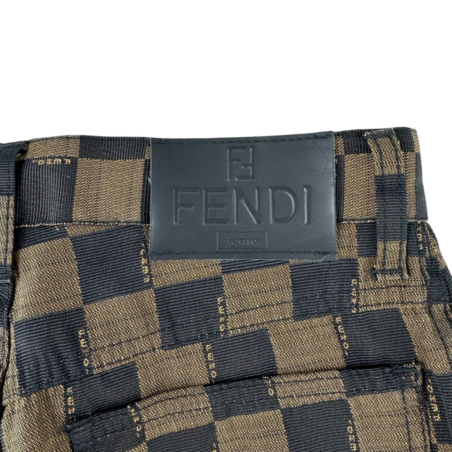 Fendi Vintage Checked Print Pant