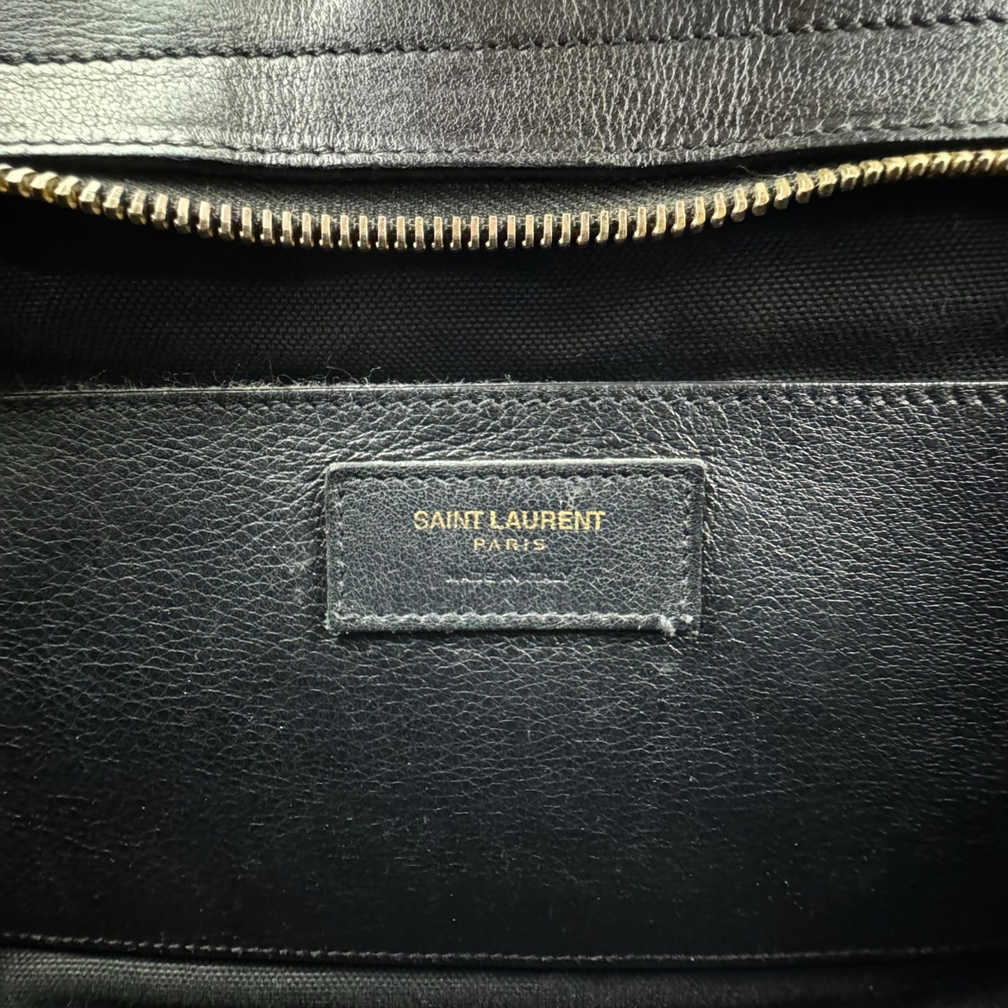 Saint Laurent Raffia Shoulder Bag