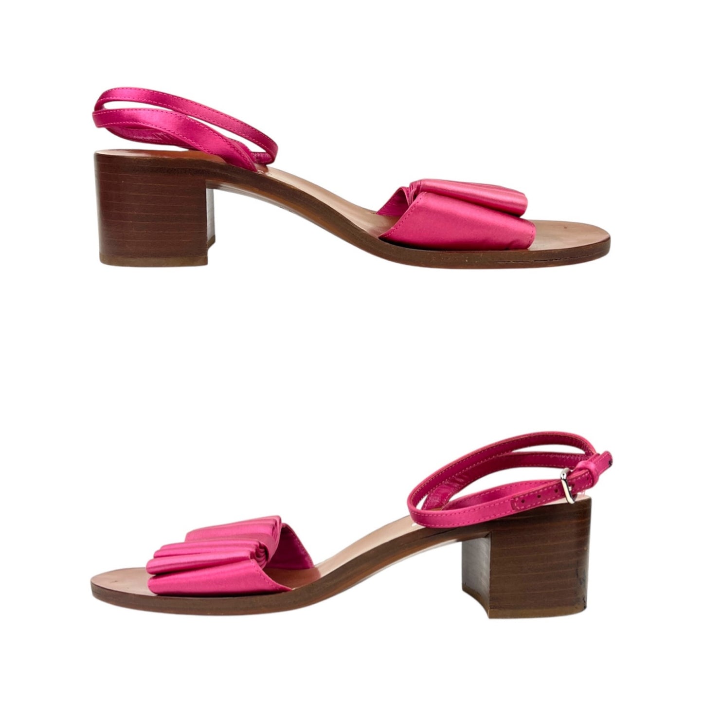 Miu Miu Satin Ribbon Sandals