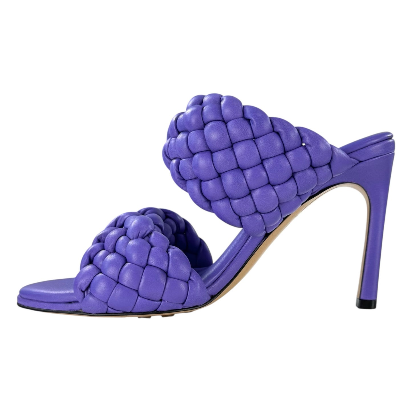 Bottega Veneta Padded Curve Leather Heels