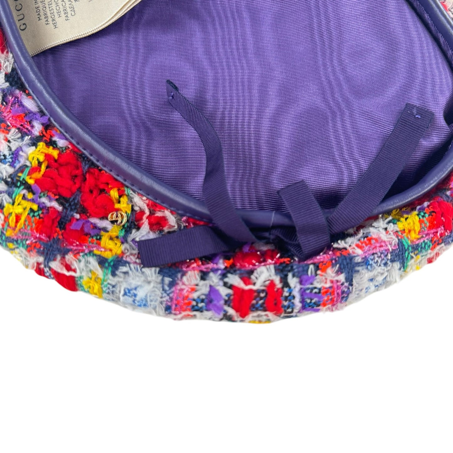 Gucci Multicolor Lame Tweed Beret