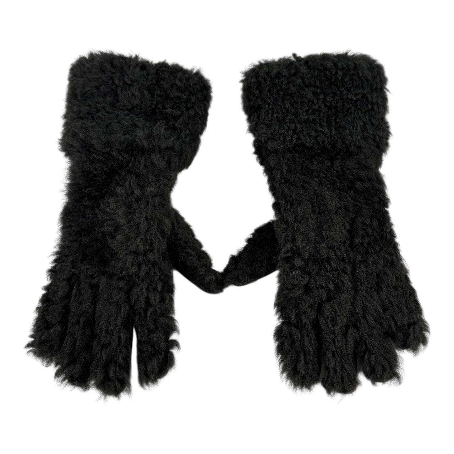 Bottega Veneta Shearling & Leather Gloves