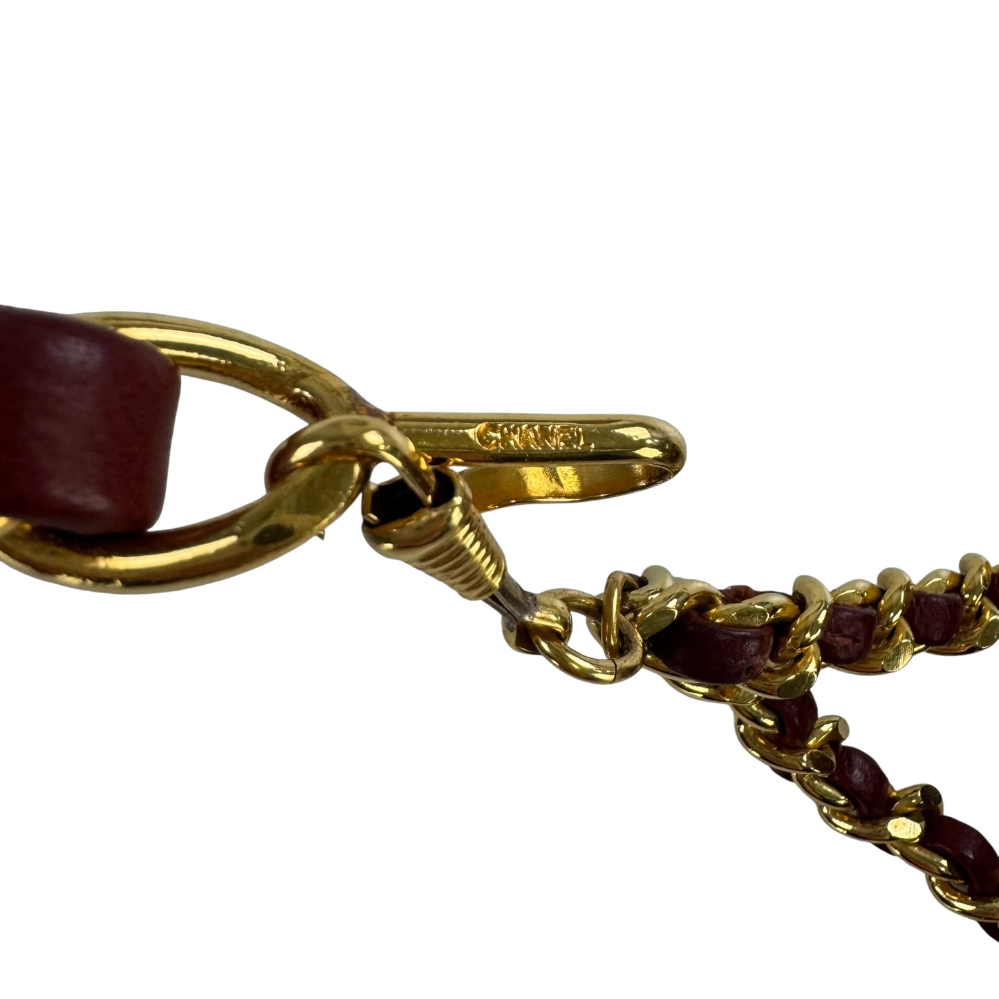 Chanel Vintage CC Belt & Mini Mattelase Flap Bag