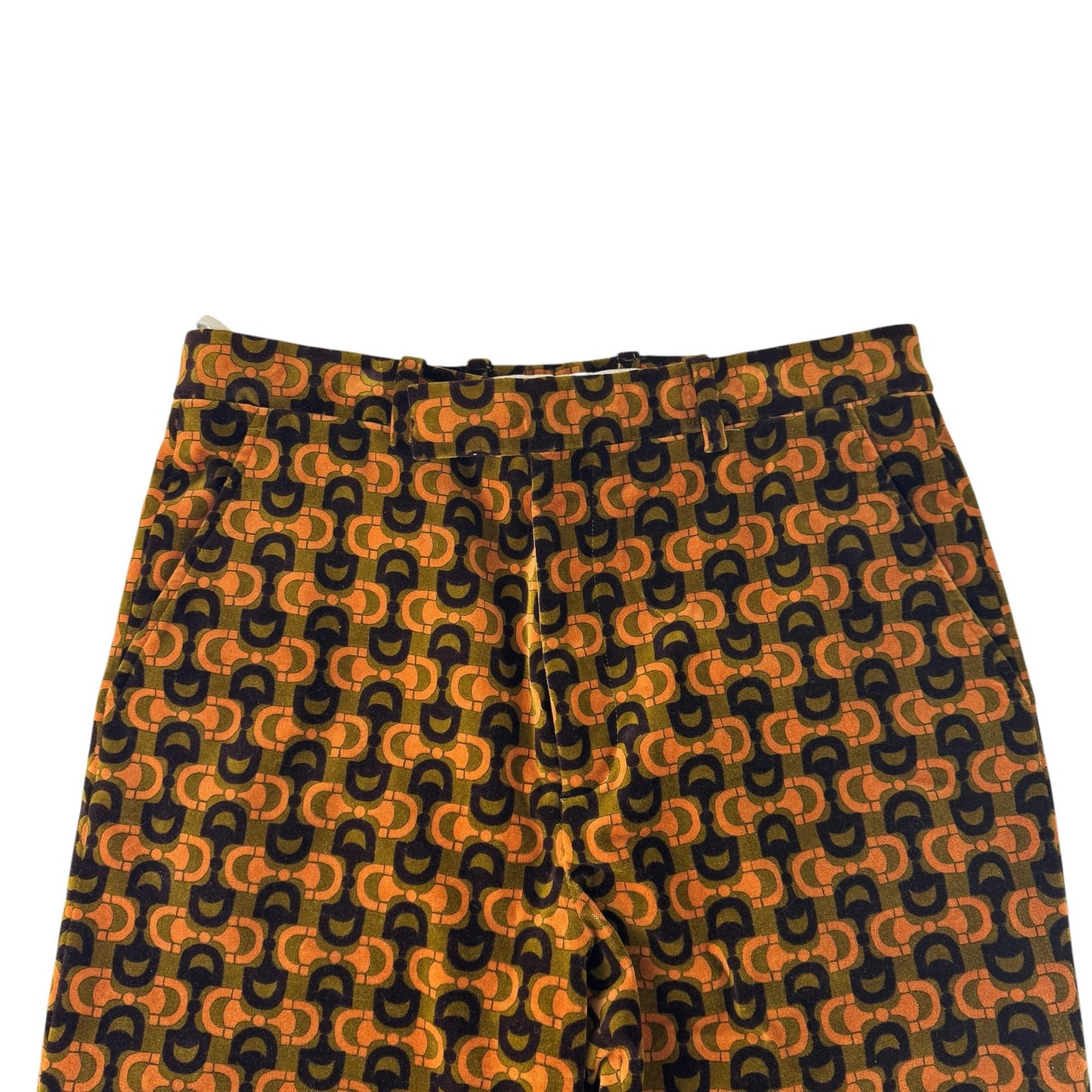 Gucci Horsebit Velvet Flared Pants