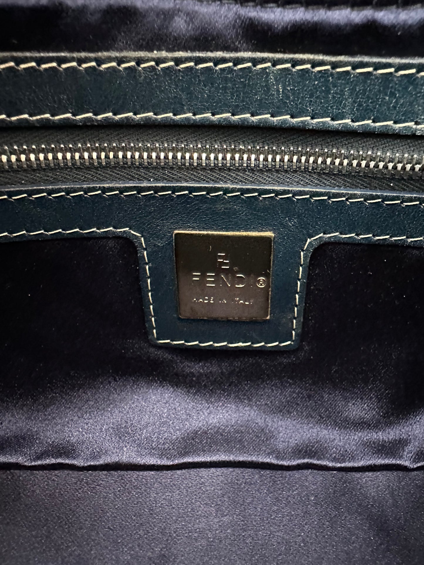 Fendi Zucchino Flap Bag