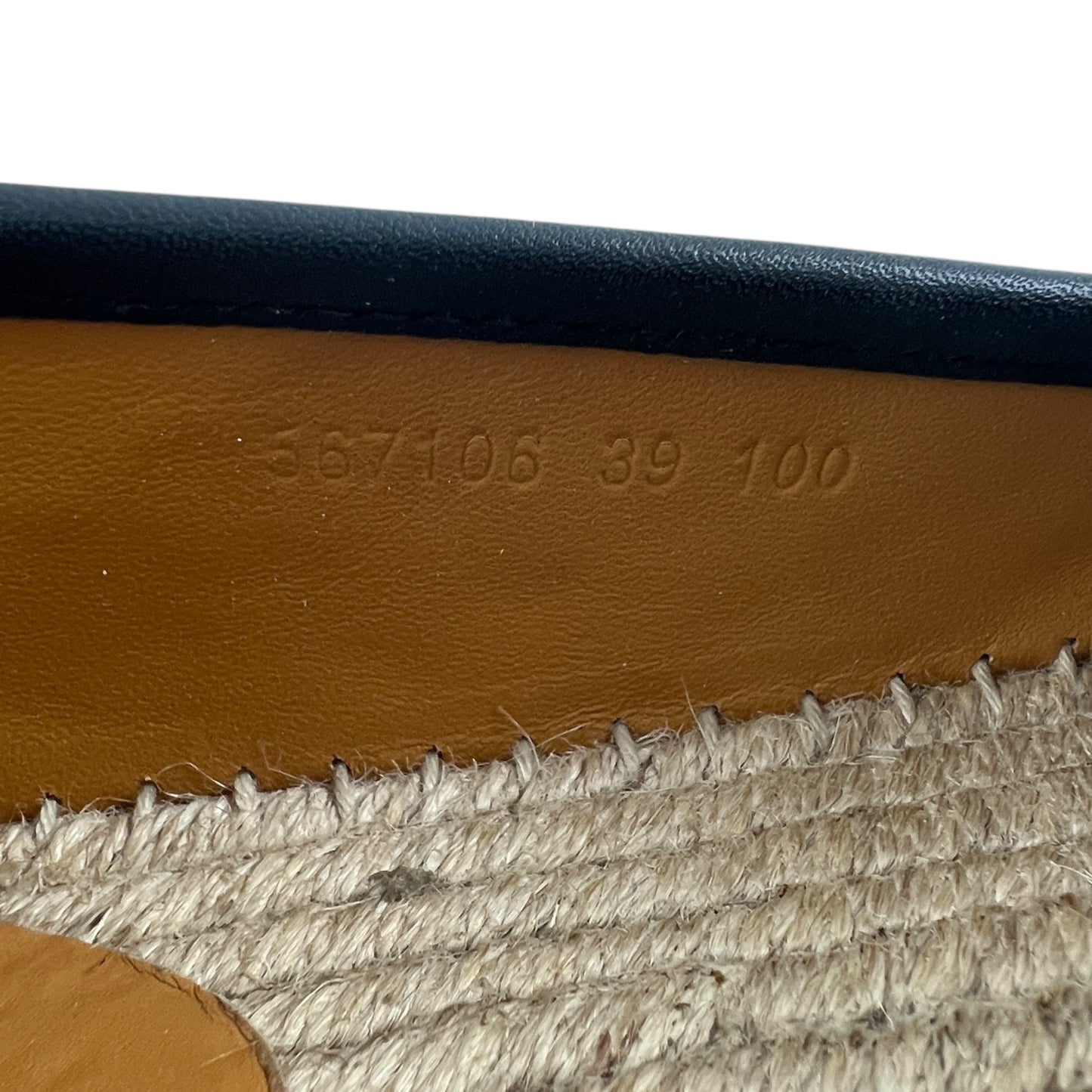 Gucci MicroGG Leather Espradilles