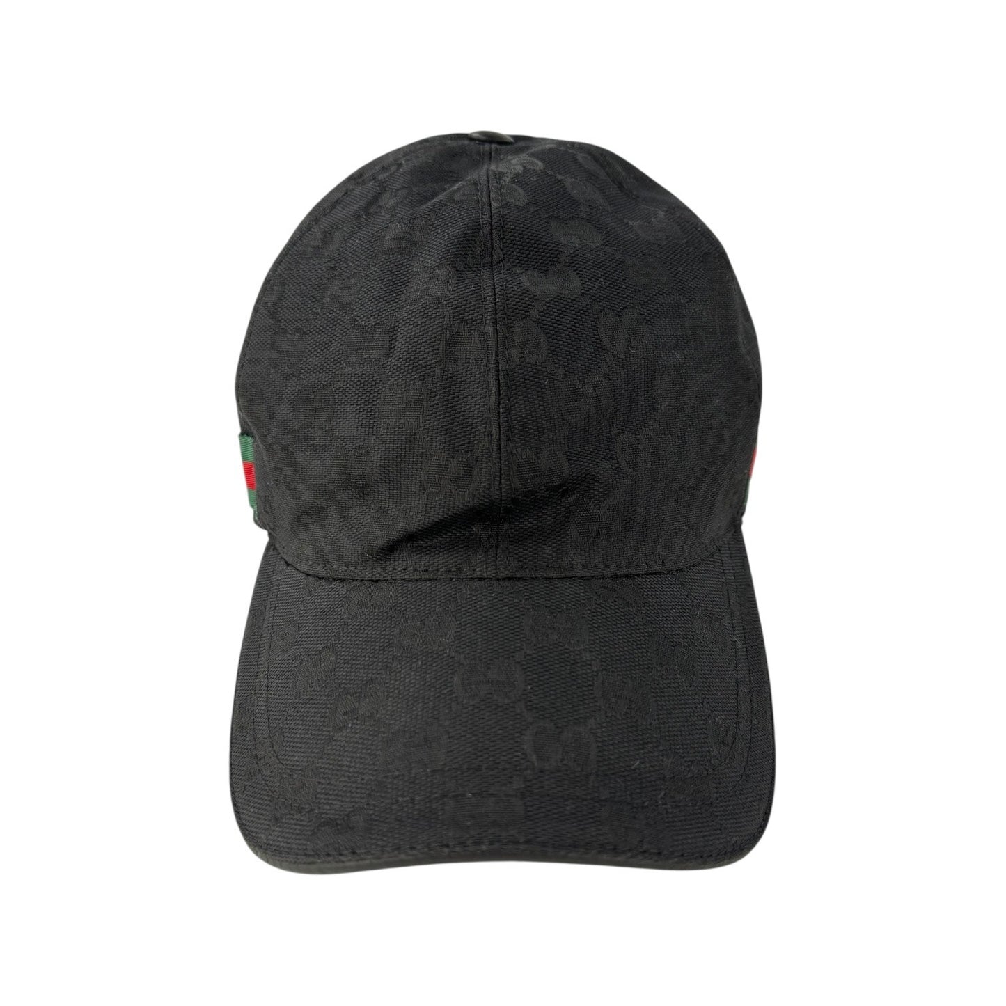 Gucci Sherry Line Black Monogram Baseball Cap