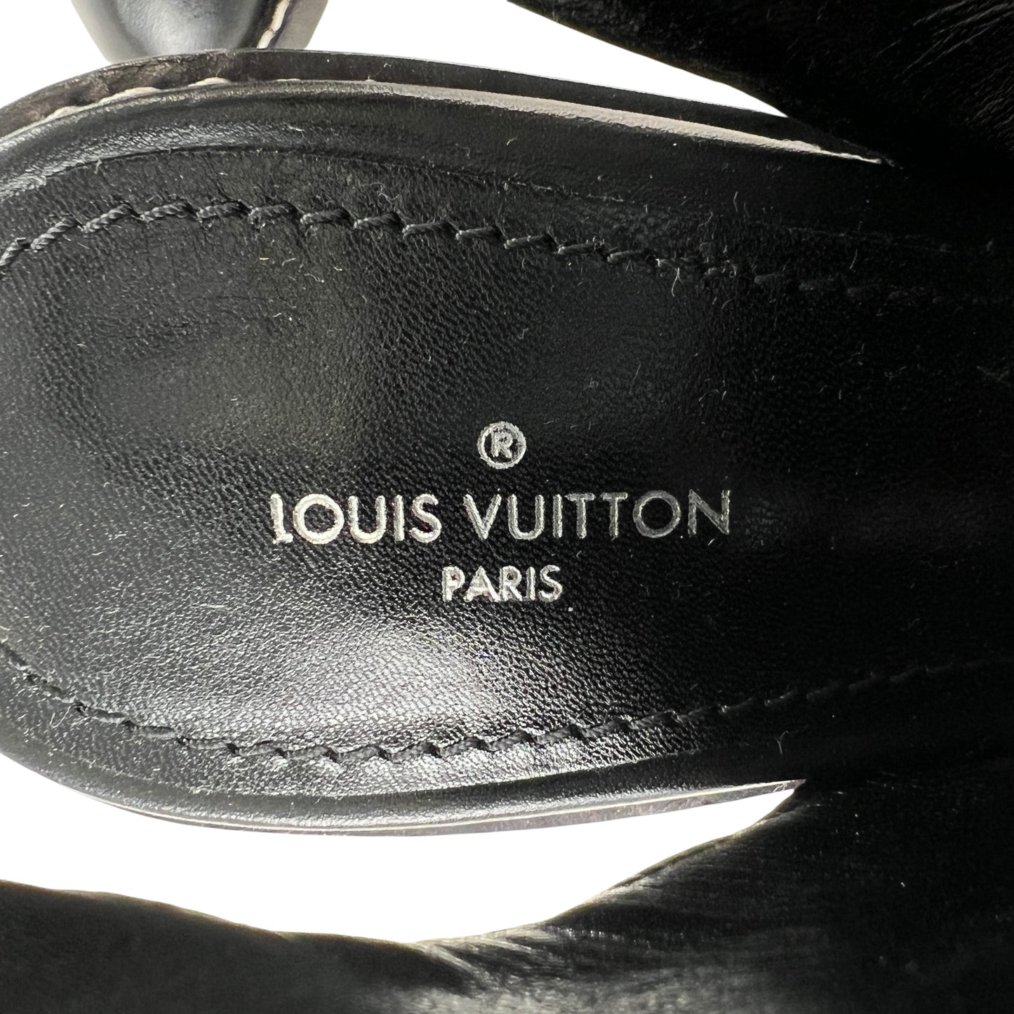 Louis Vuitton Whipstitch Leather Heels