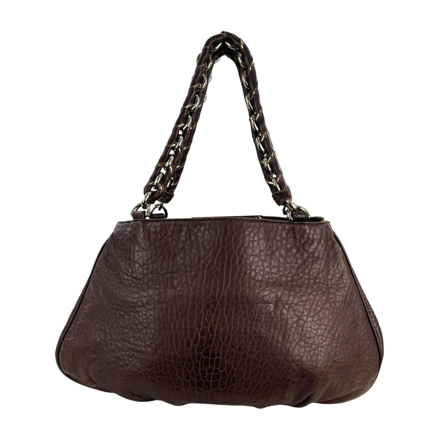 Fendi Mia Leather Shoulder Bag