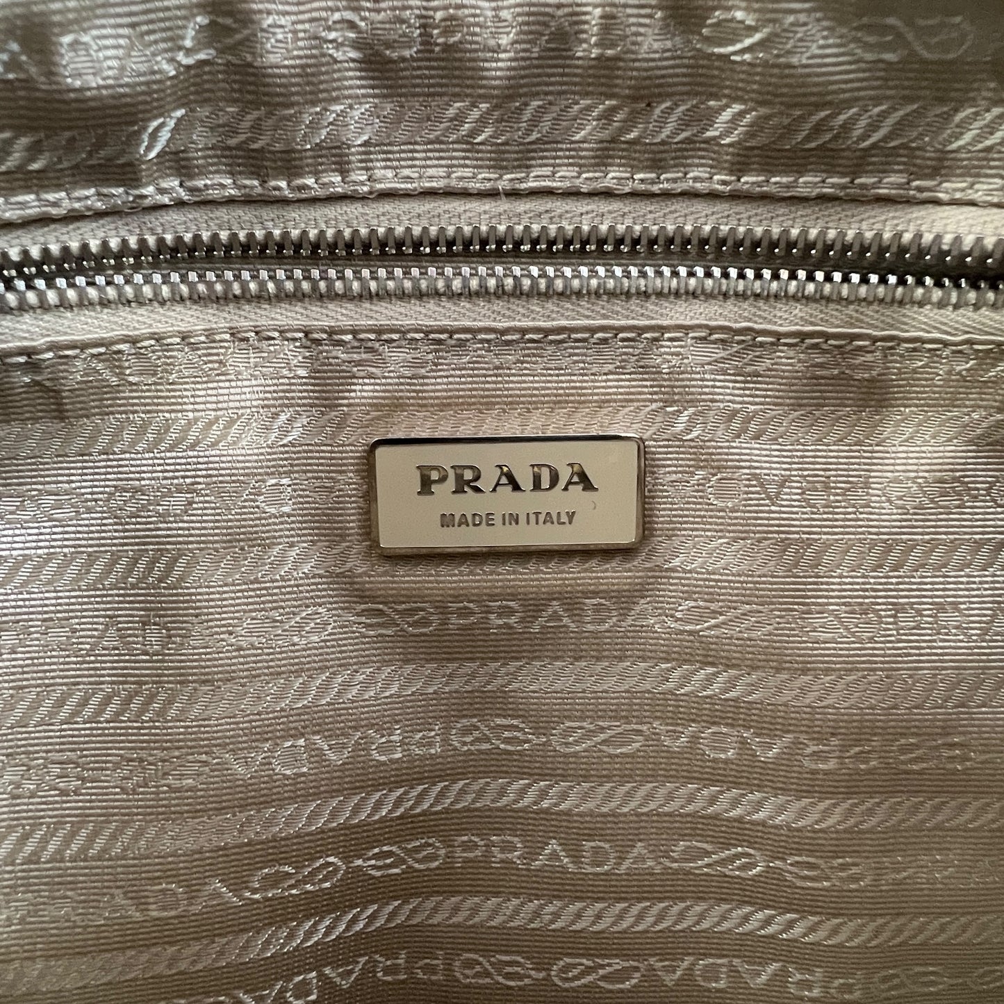 Prada Baby Blue Nylon Shoulder Bag