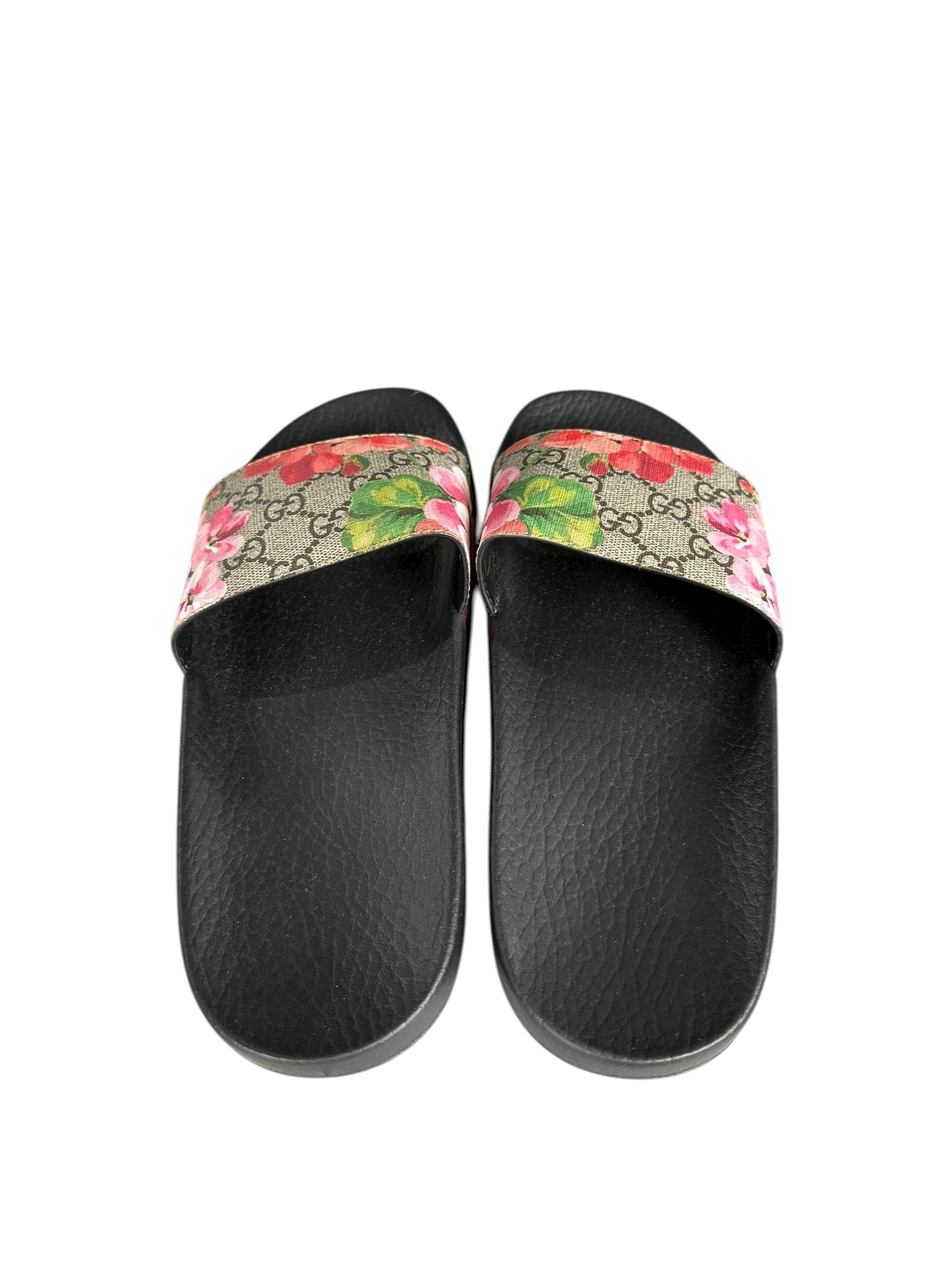 Gucci Monogram Floral Slides