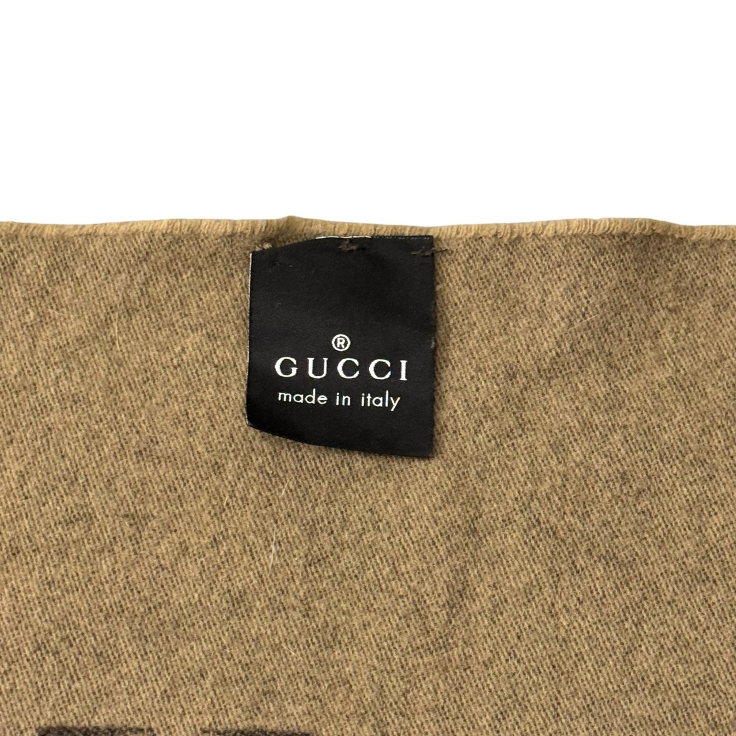 Gucci Monogram Wool & Cashmere Blanket
