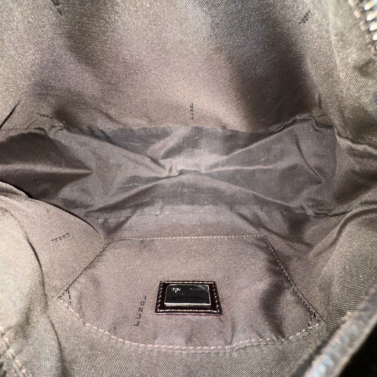 Fendi Vintage Zucca Shoulder Bag