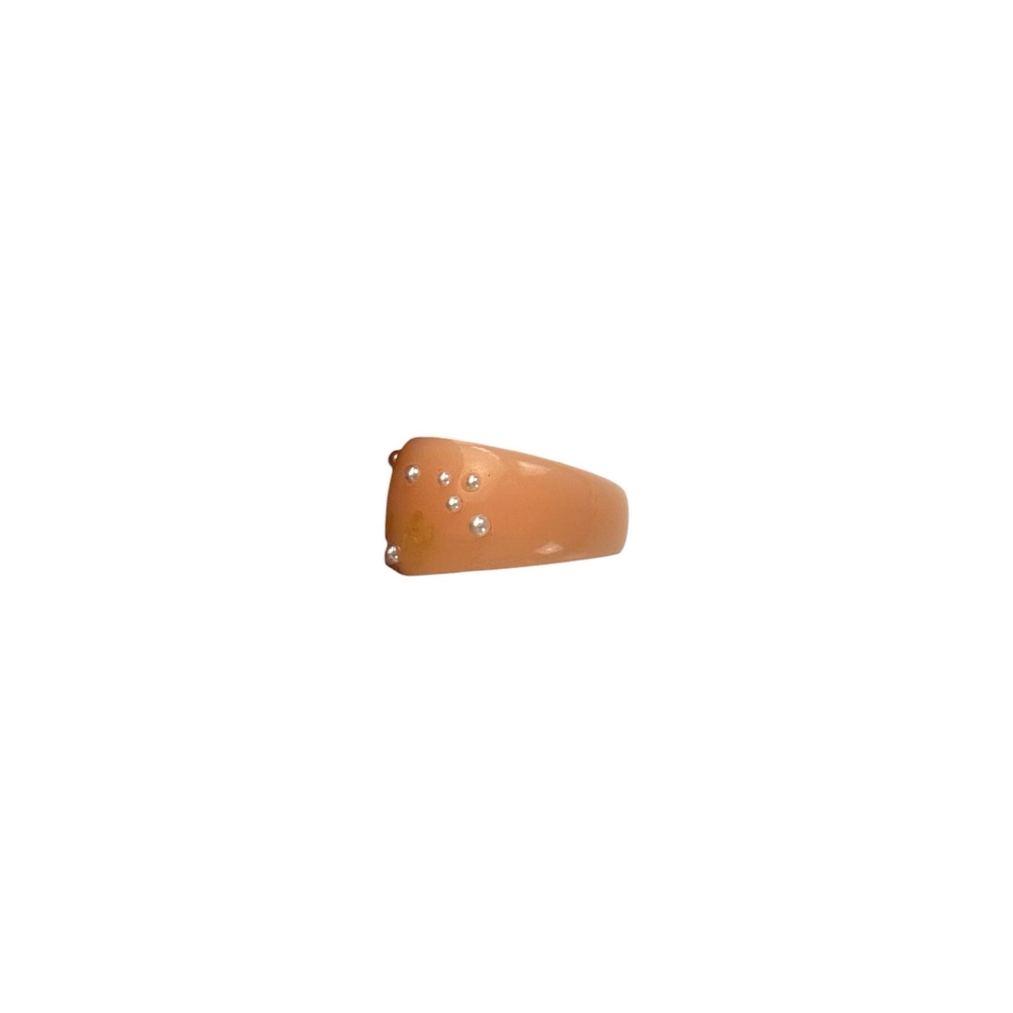 Chanel CC Faux Pearl Resin Ring