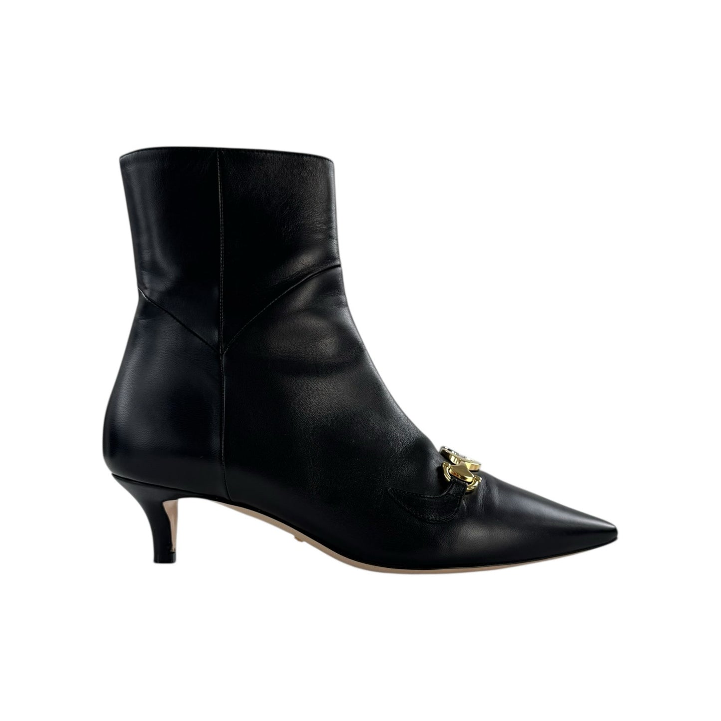 Gucci Horsebit Heeled Boots