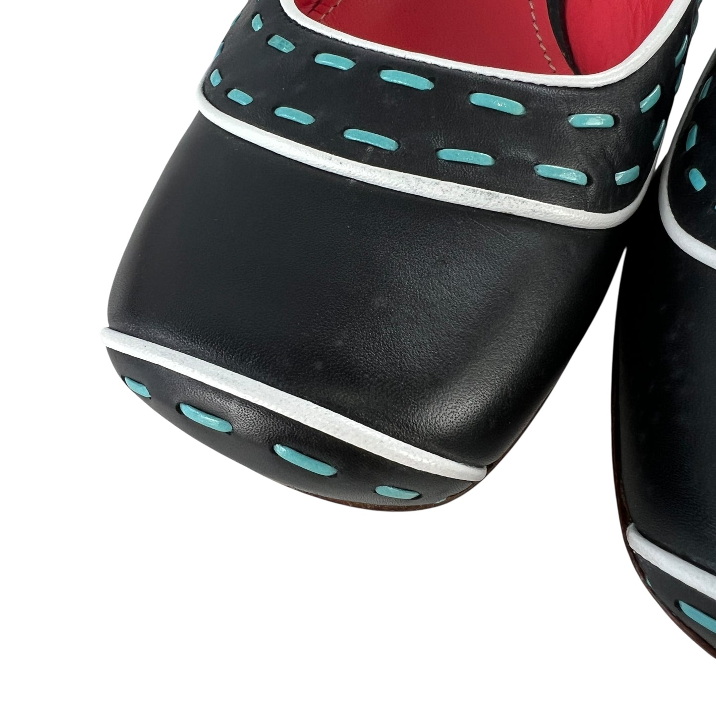 Bottega Veneta Tricolor Kitten Heel