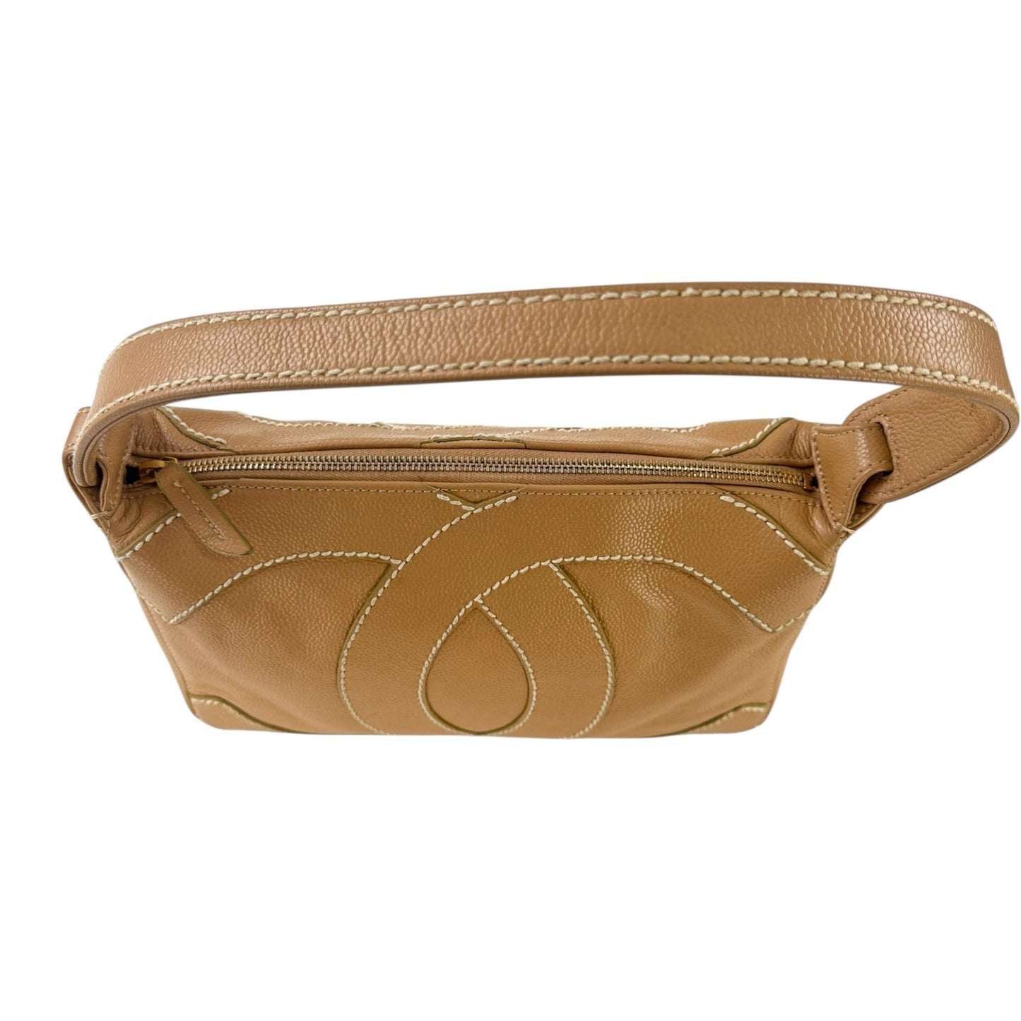 Chanel Vintage CC Stitched Shoulder Bag