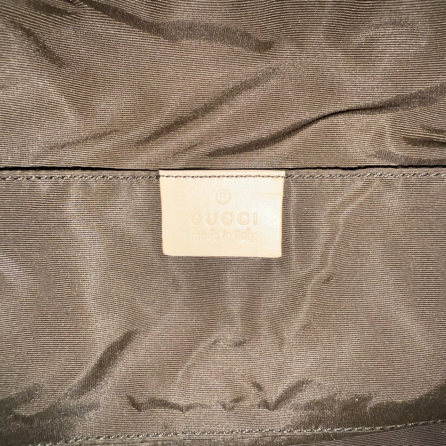 Gucci Monogram Bamboo Shoulder Bag