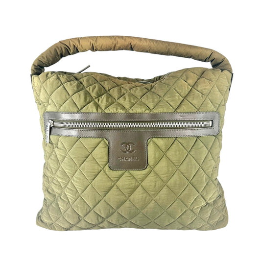 Chanel CC Cocoon Nylon Hobo Bag