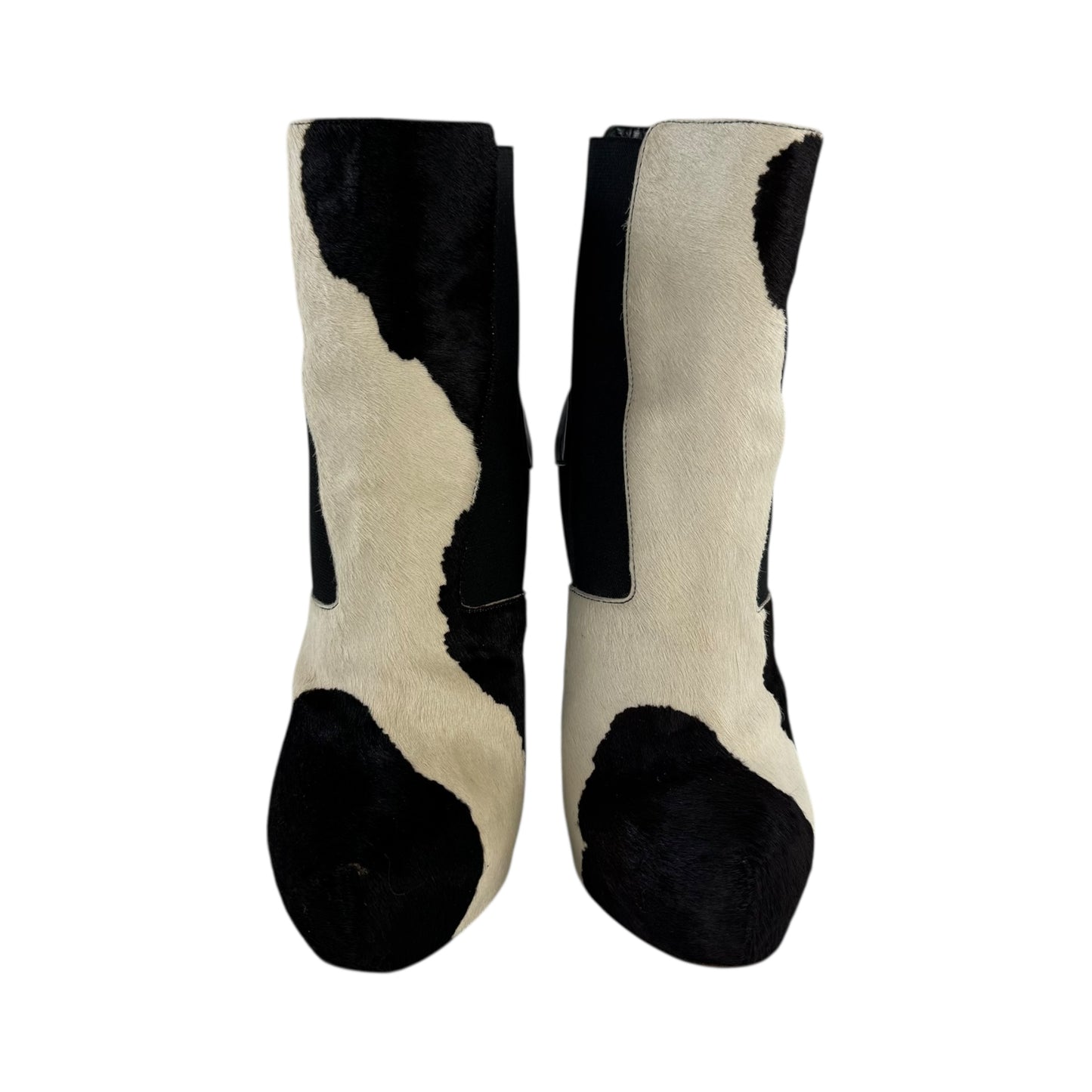 Fendi Calf Hair Heeled Boots