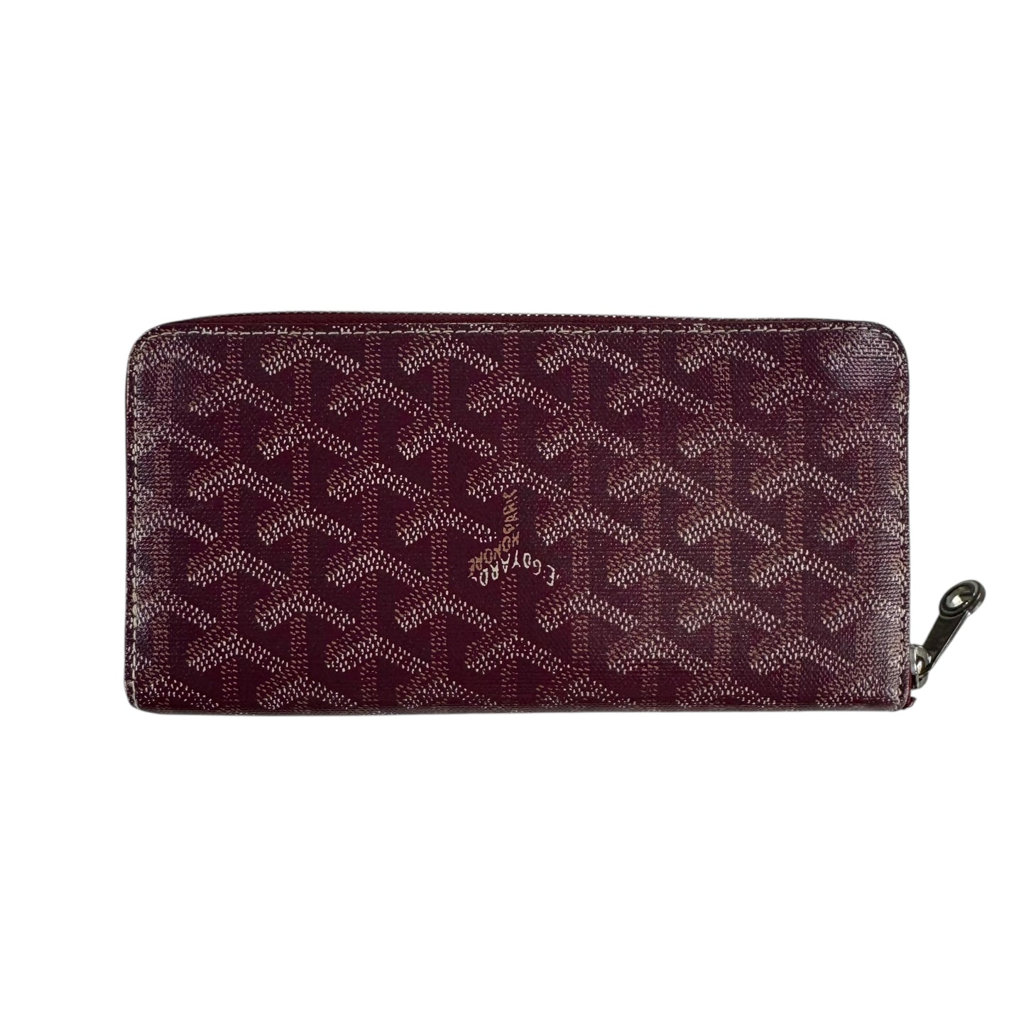Goyard Matignon Bordeaux Zip Around Wallet