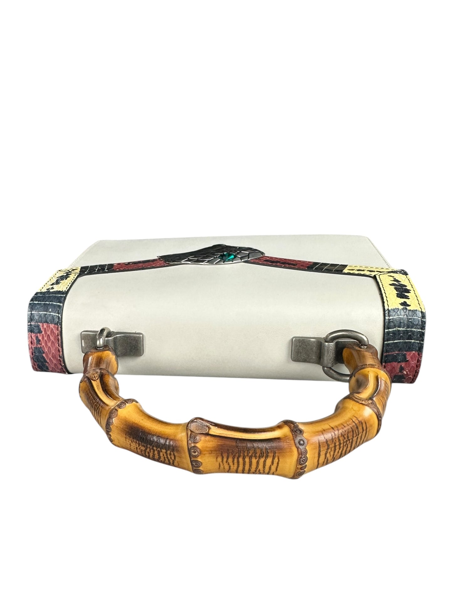 Gucci Snake Bamboo Top Handle Bag