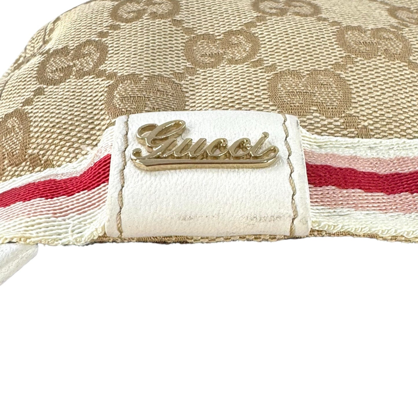 Gucci Monogram Pink Sherry Line Kid’s Baseball Cap