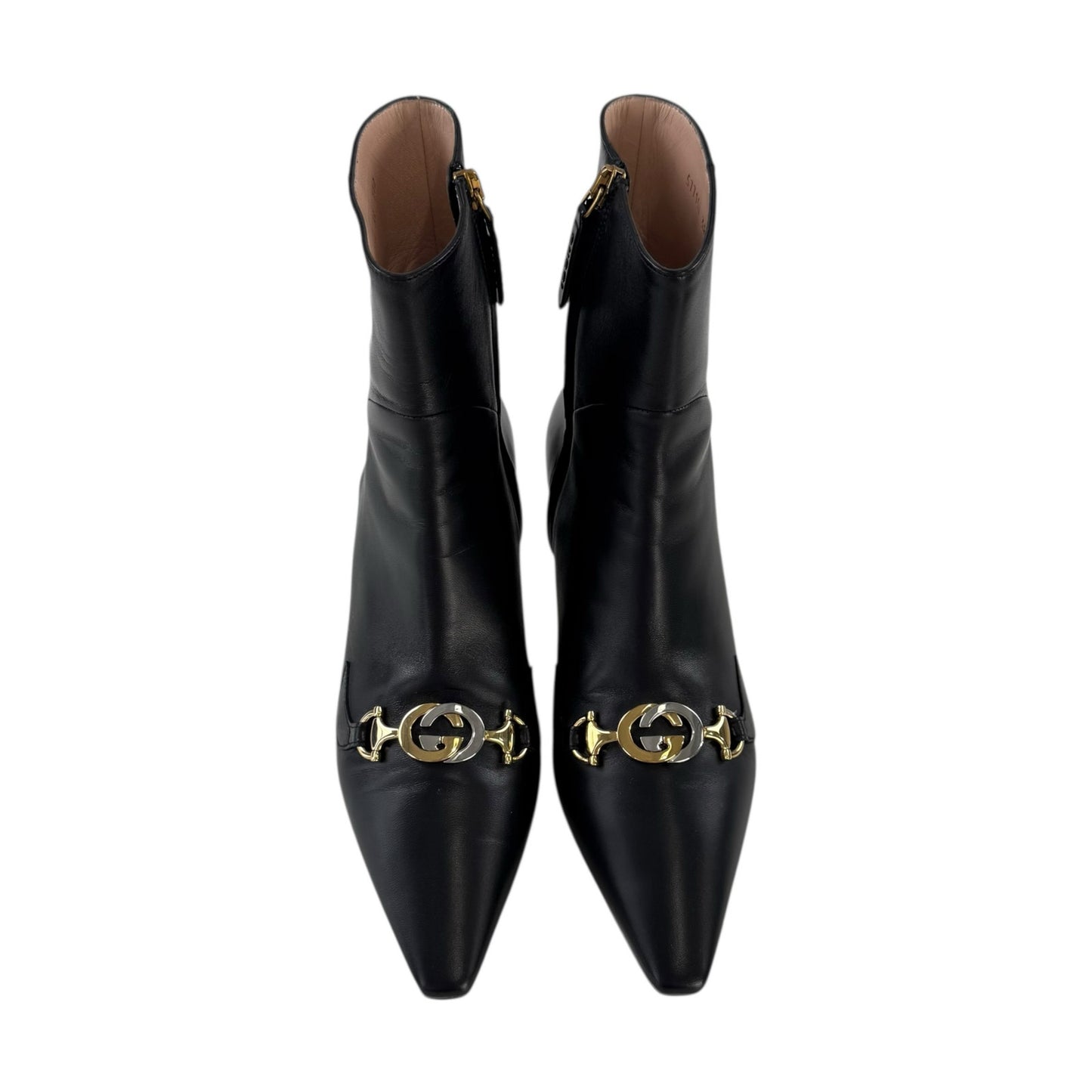 Gucci Horsebit Heeled Boots