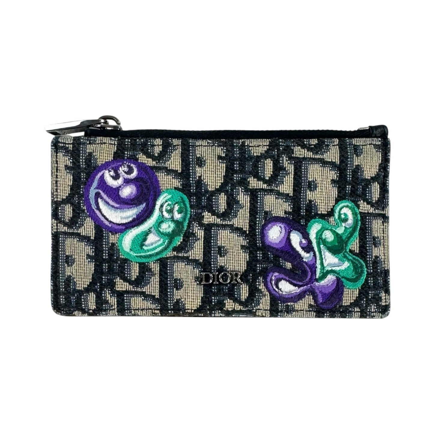 Dior x Kenny Scharf Trotter Zip Card Holder