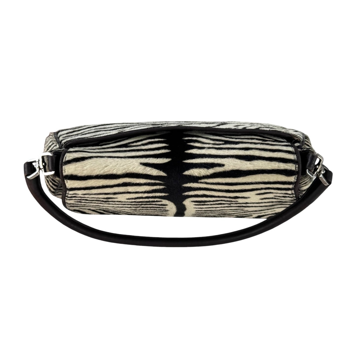 Prada Zebra Print Calf Hair Shoulder Bag