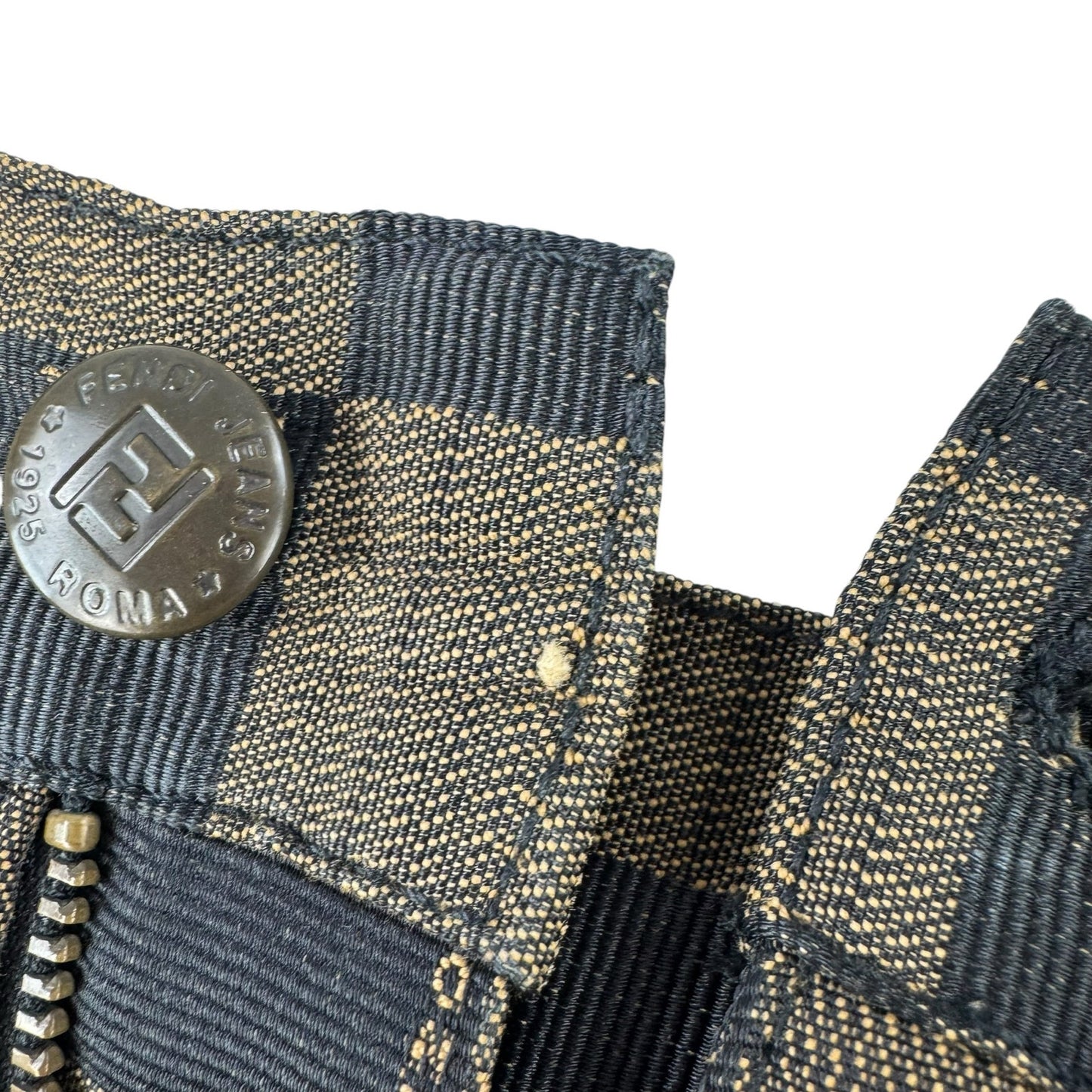 Fendi Vintage Checked Print Pant
