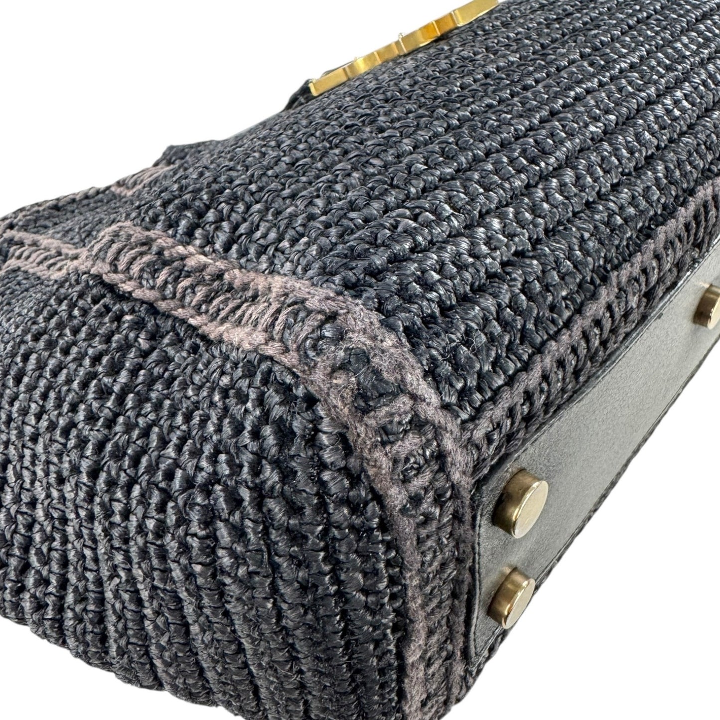 Saint Laurent Raffia Shoulder Bag