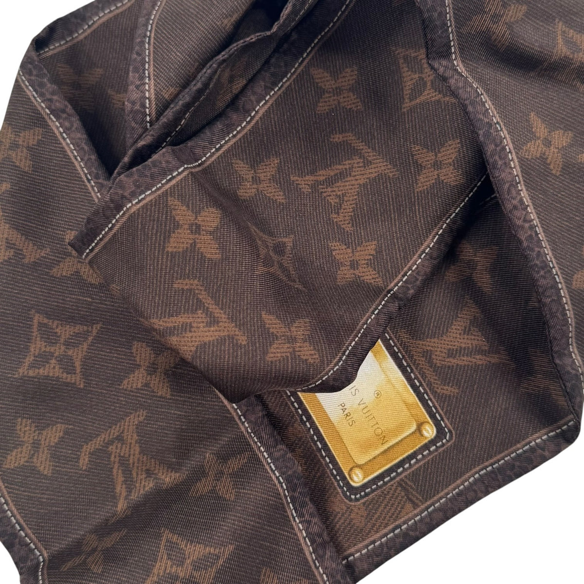 Louis Vuitton Monogram Silk Twilly