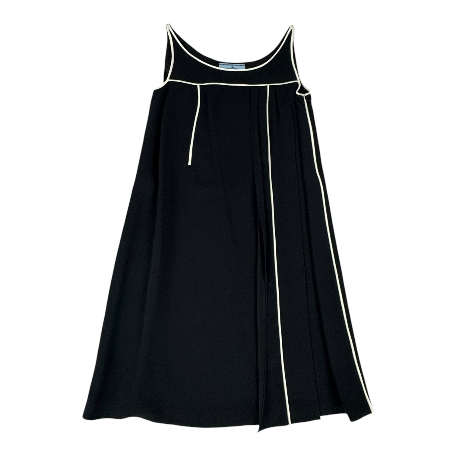 Prada Crepe Piping Dress