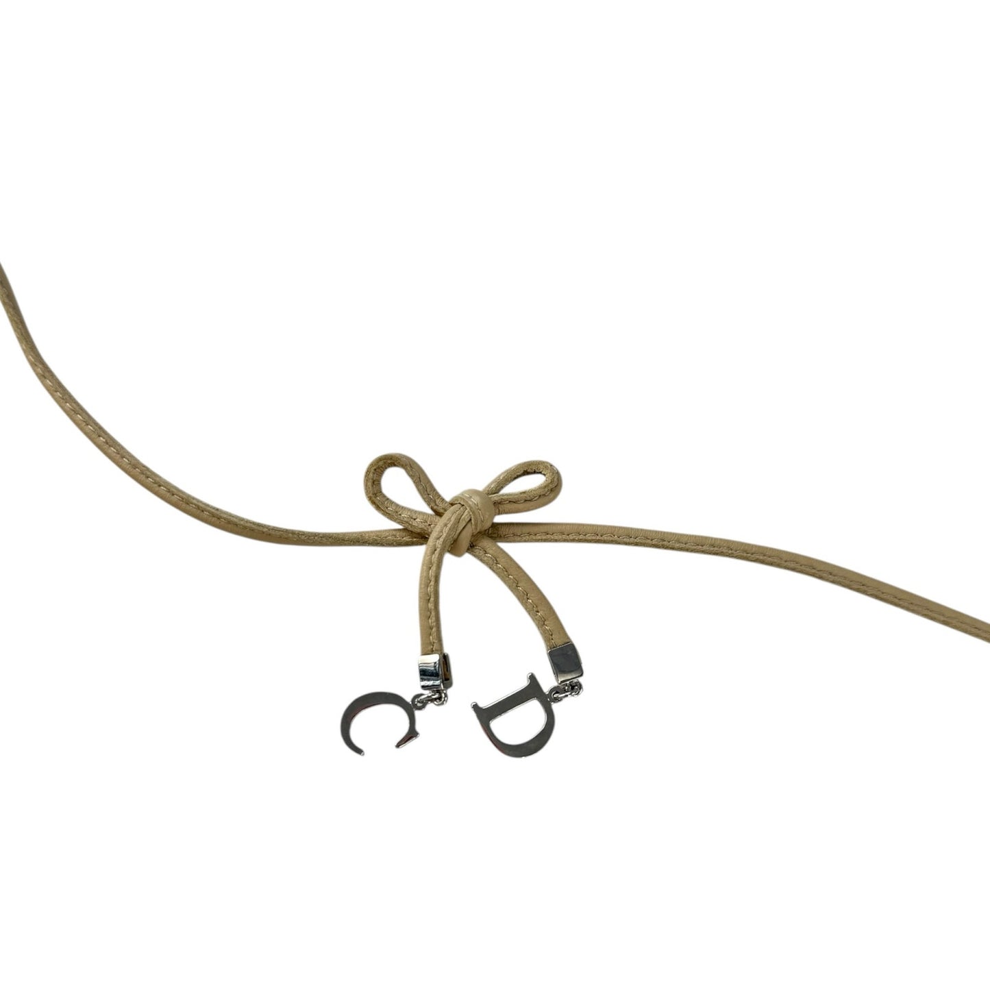 Dior Vintage CD Bow Choker Necklace