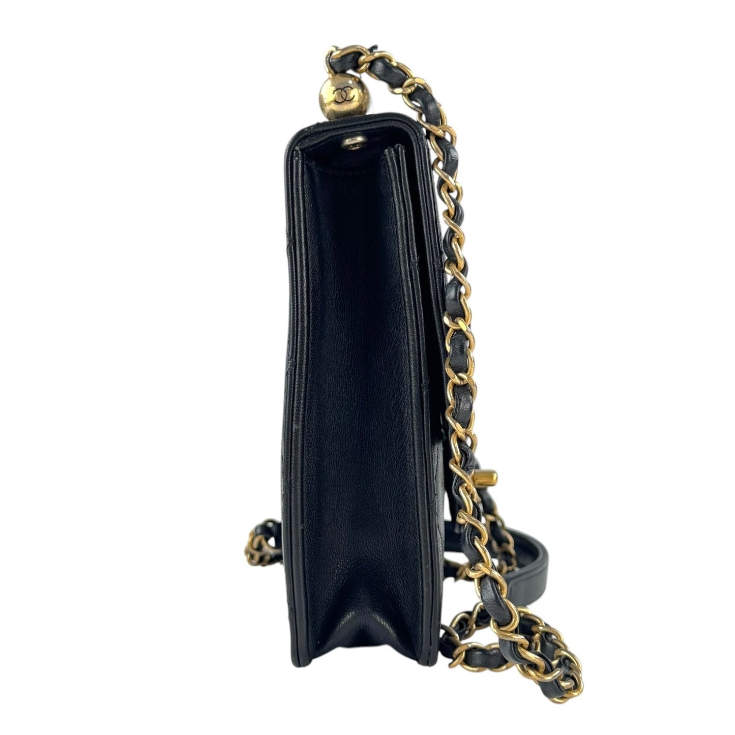 Chanel Chic Faux Pearl Mattelasse Flap Bag