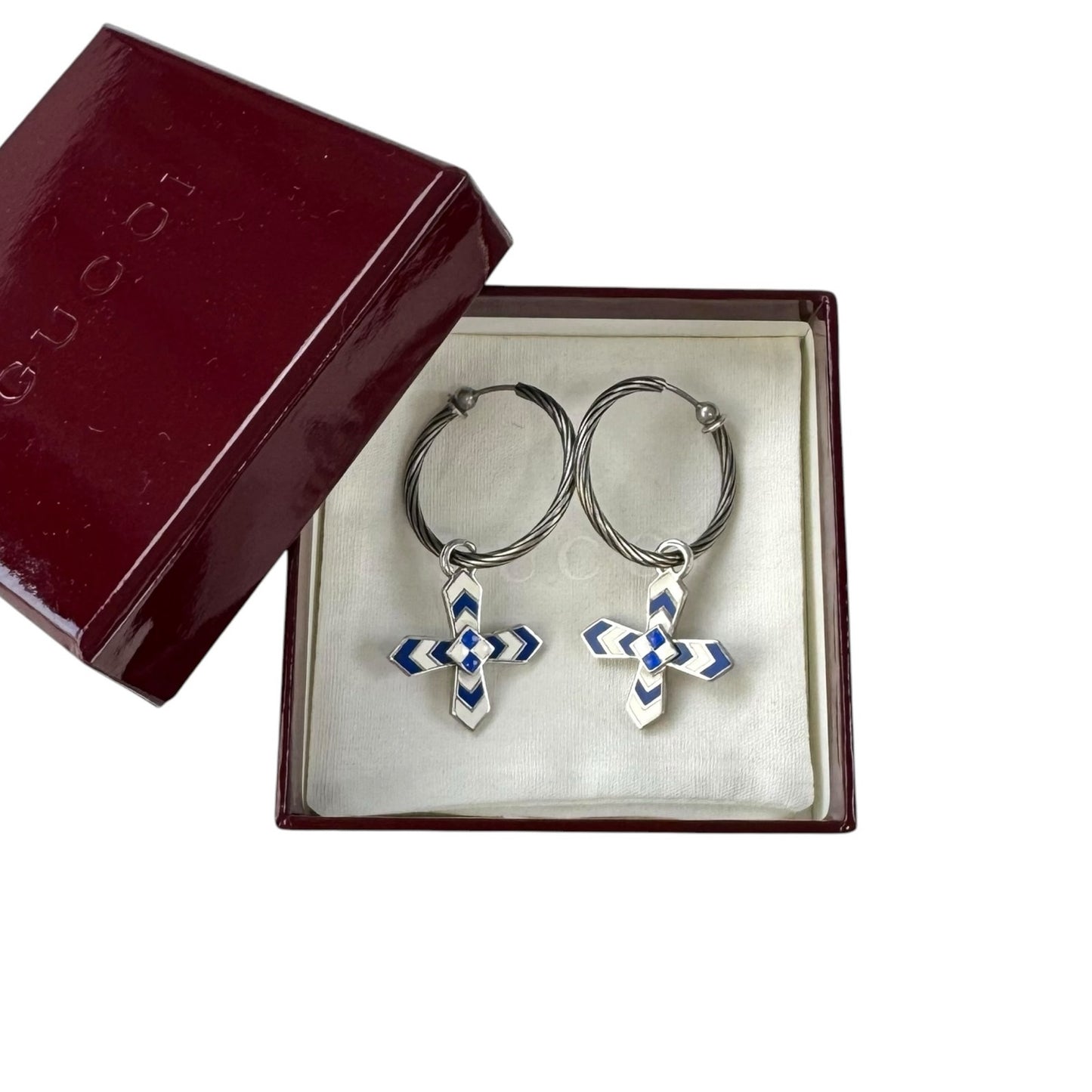 Gucci Sterling Silver Hoop Earrings