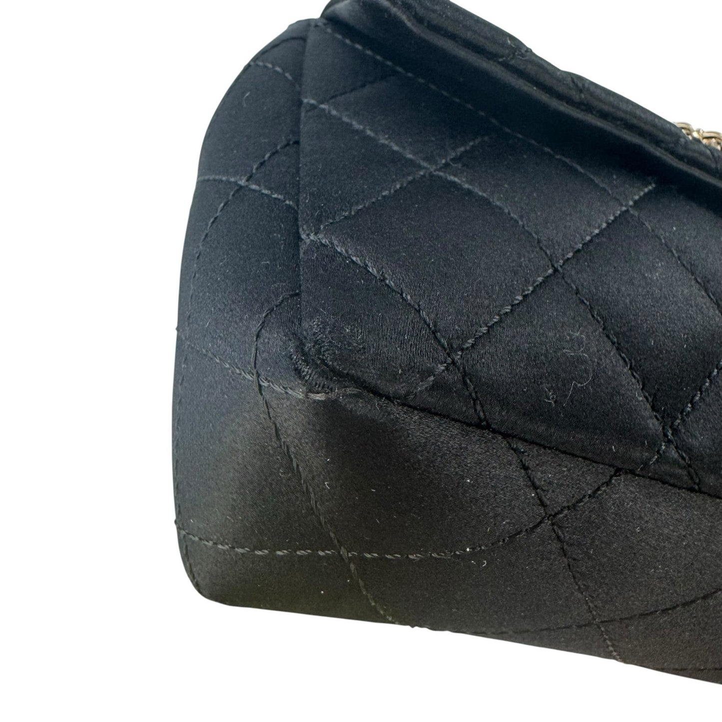 Chanel CC Jeweled Matelassé East West Flap Bag