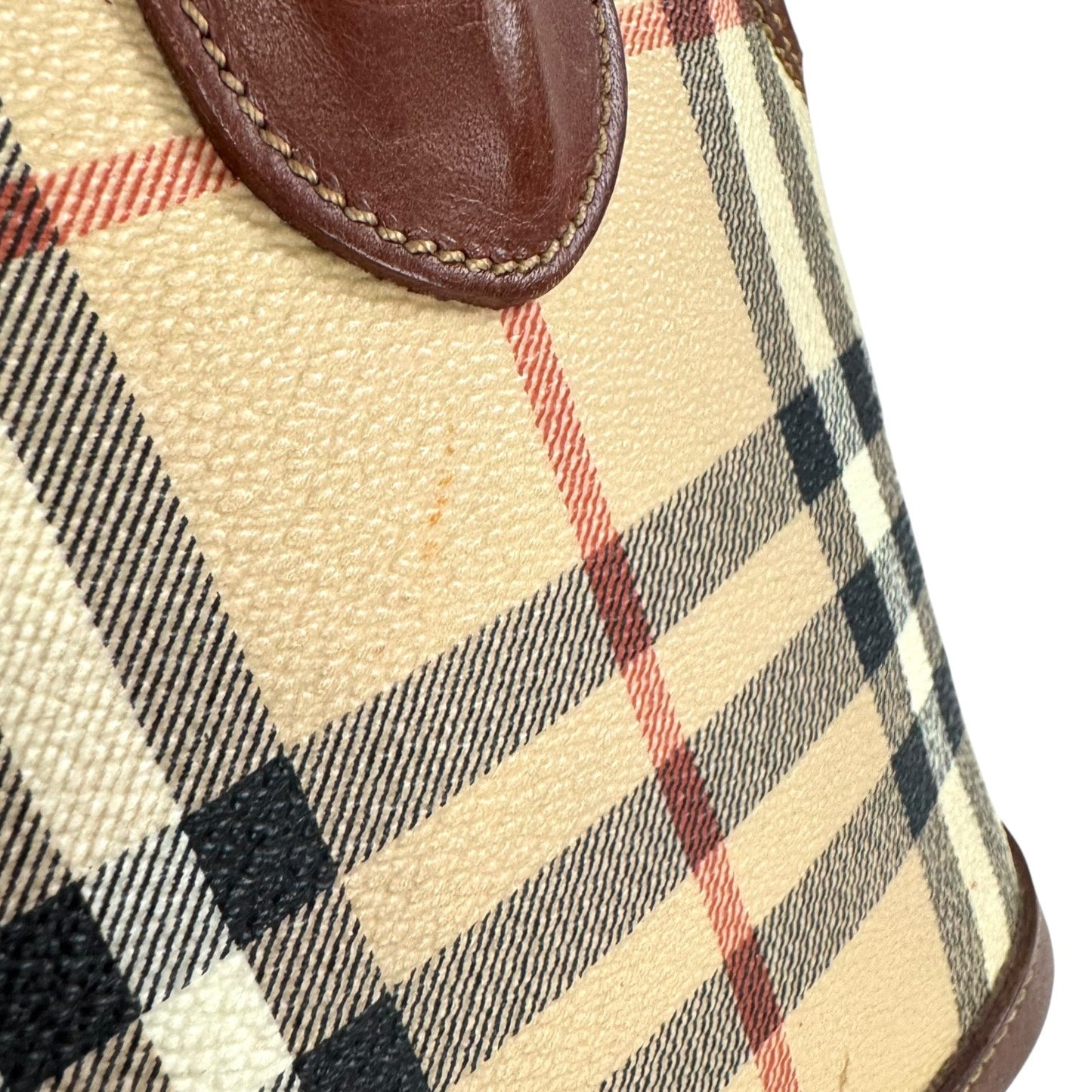Burberry Nova Check Shadow Mini Dome Handbag