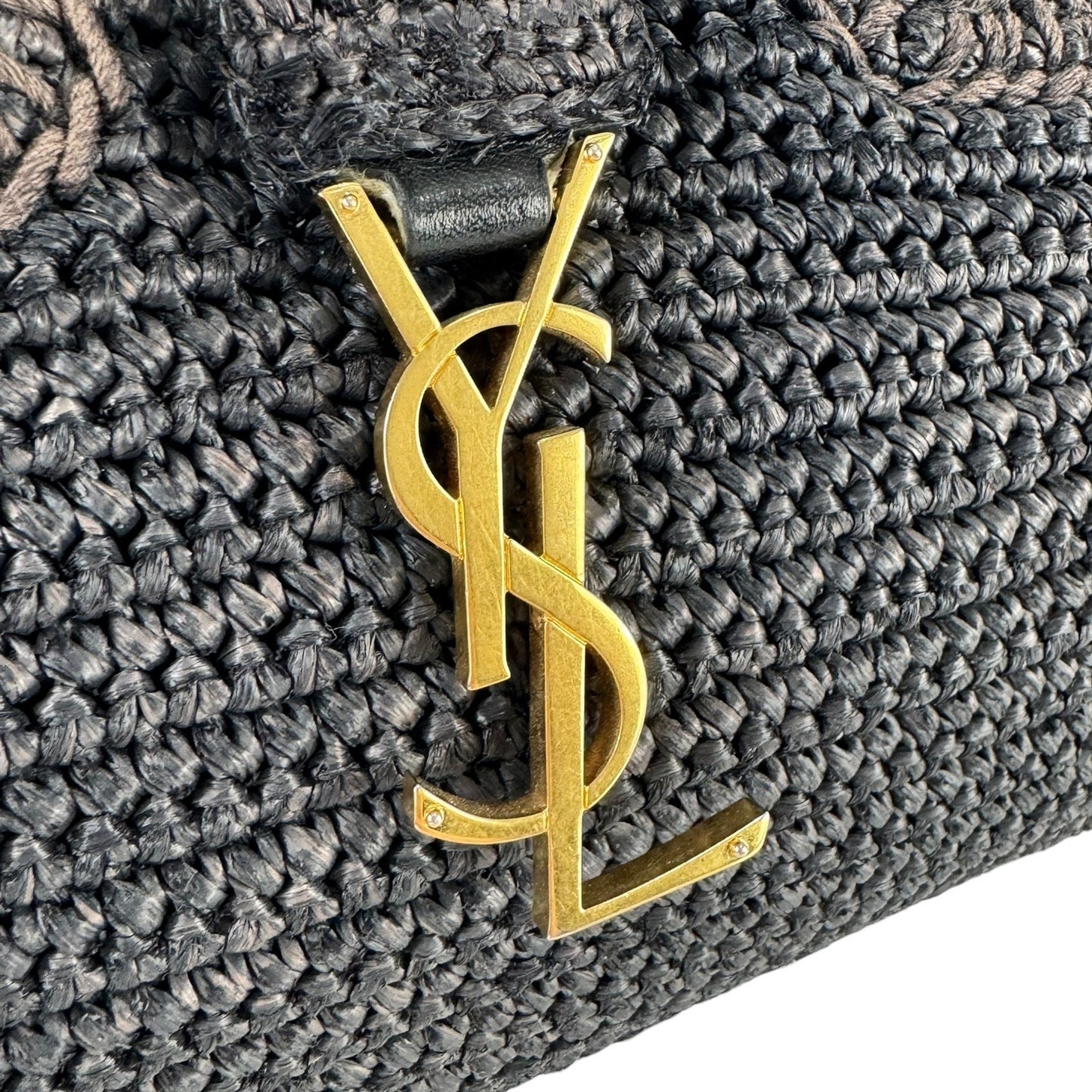 Saint Laurent Raffia Shoulder Bag